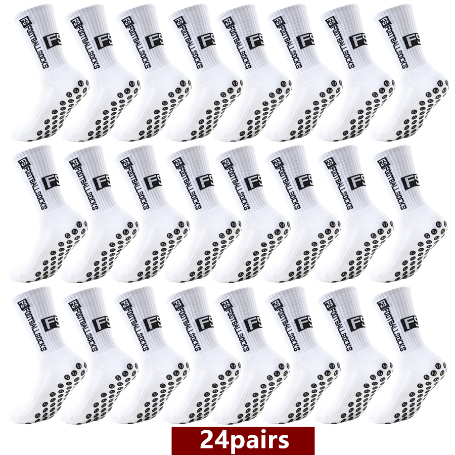Sock Garter Men - ถุงเท้ากันลื่นสำหรับผู้ชายและผู้หญิง 24 คู่ สำหรับเดินป่า วิ่ง ออกกำลังกาย
