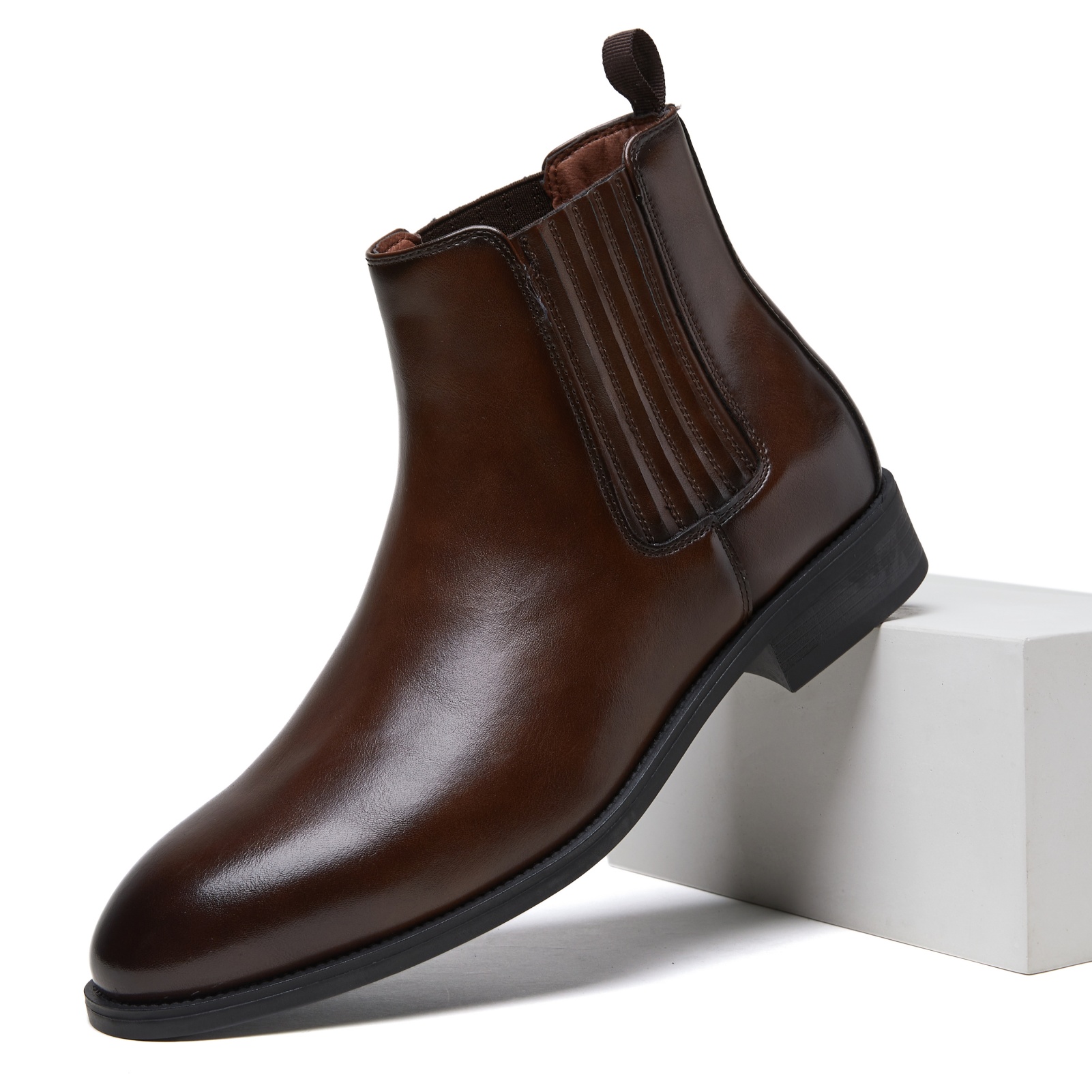 Men Formal Wear With Boots - รองเท้าบูทเชลซีข้อสั้นสำหรับผู้ชาย Desai รุ่นคลาสสิก ฤดูใบไม้ร่วง-ฤดูหนาว 2026 สวมใส่สบาย