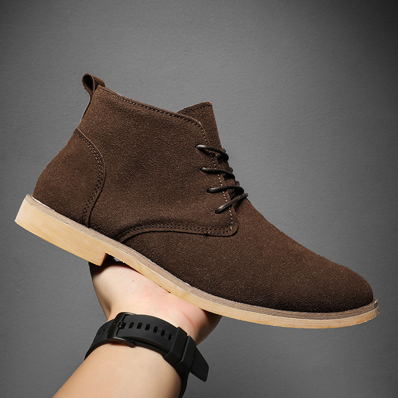 รองเท้าบูทเชลซีสีน้ำตาลสไตล์อั - Men Formal Wear With Boots บทวิจารณ์และราคา
