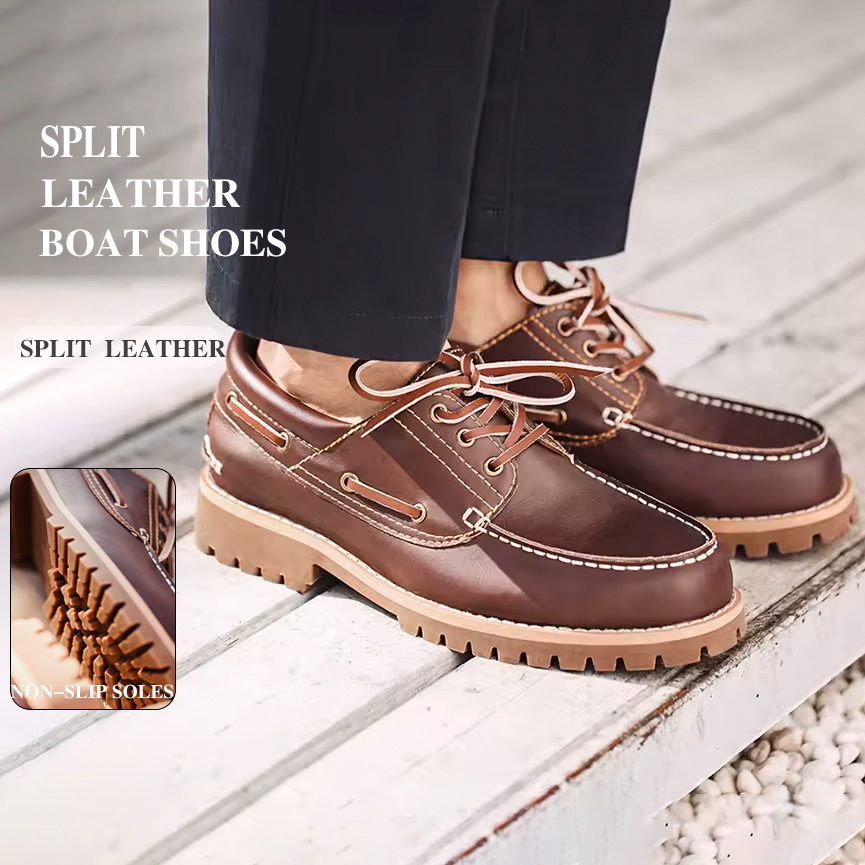 รองเท้าผู้ชายสไตล์วินเทจแบบผูก - Men Formal Wear With Boots บทวิจารณ์และราคา