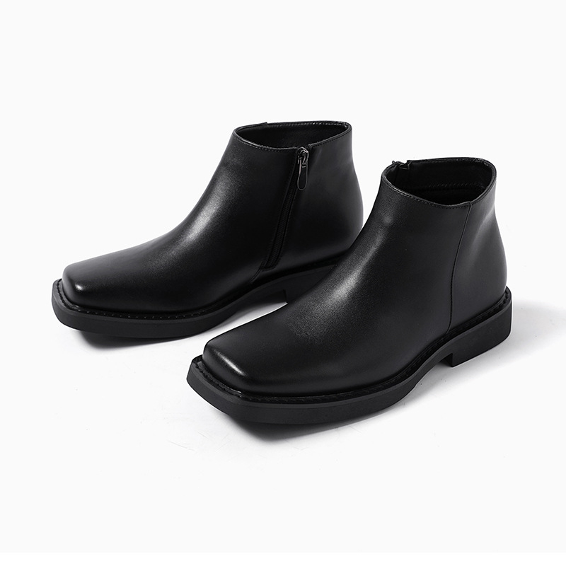 รองเท้า Casual Leather สำหรับบ - Men Formal Wear With Boots บทวิจารณ์และราคา