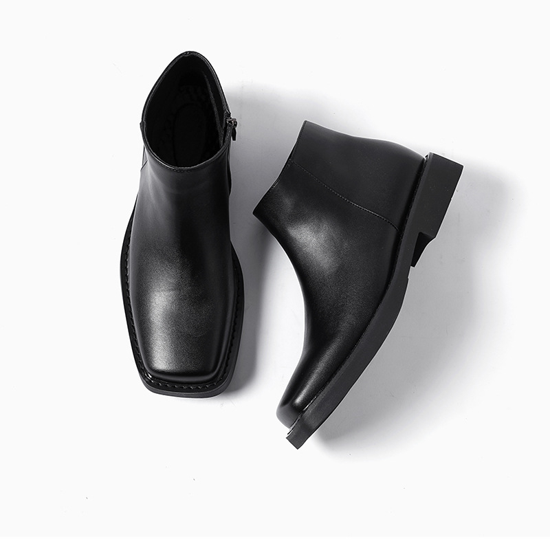 รองเท้า Casual Leather สำหรับบ - Men Formal Wear With Boots บทวิจารณ์และราคา