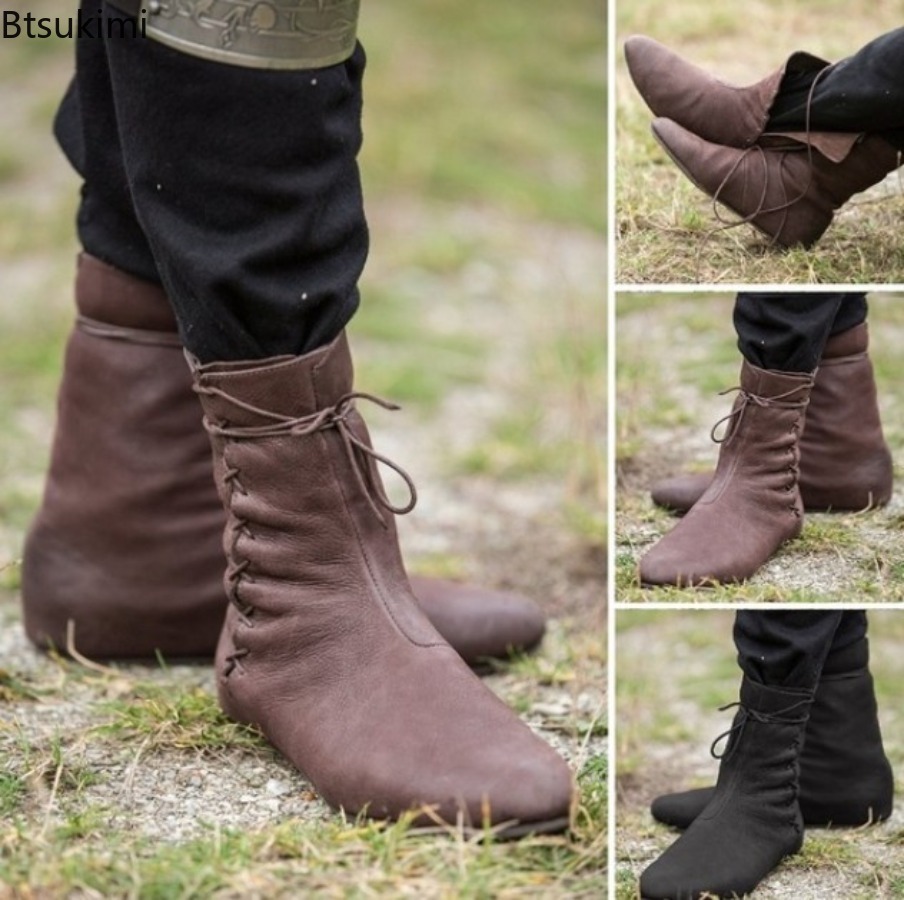 รองเท้าบูทสไตล์ยุคกลาง วิกตอเร - Men Formal Wear With Boots บทวิจารณ์และราคา