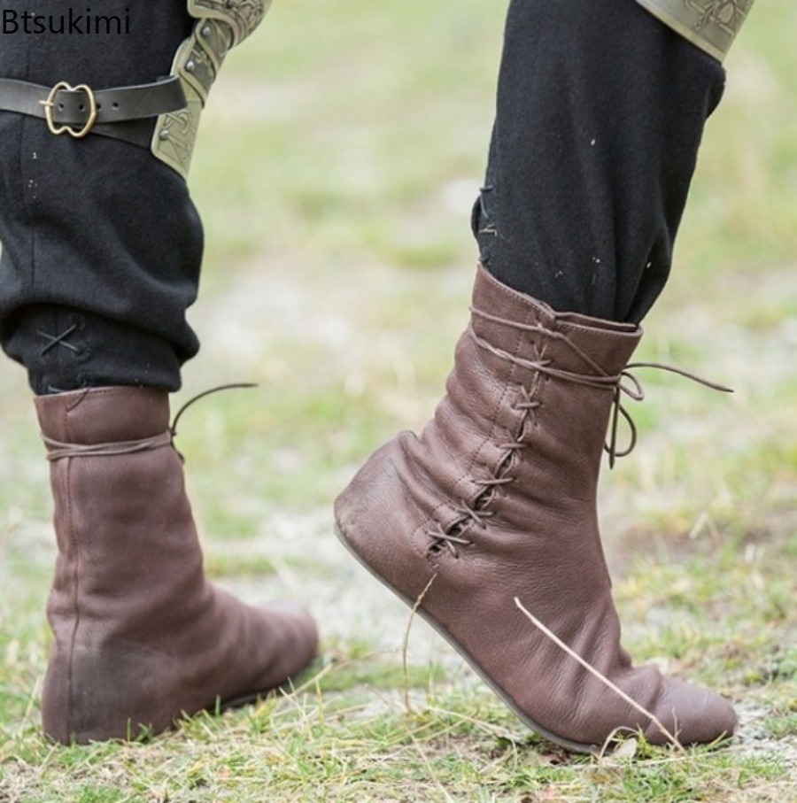 รองเท้าบูทสไตล์ยุคกลาง วิกตอเร - Men Formal Wear With Boots บทวิจารณ์และราคา