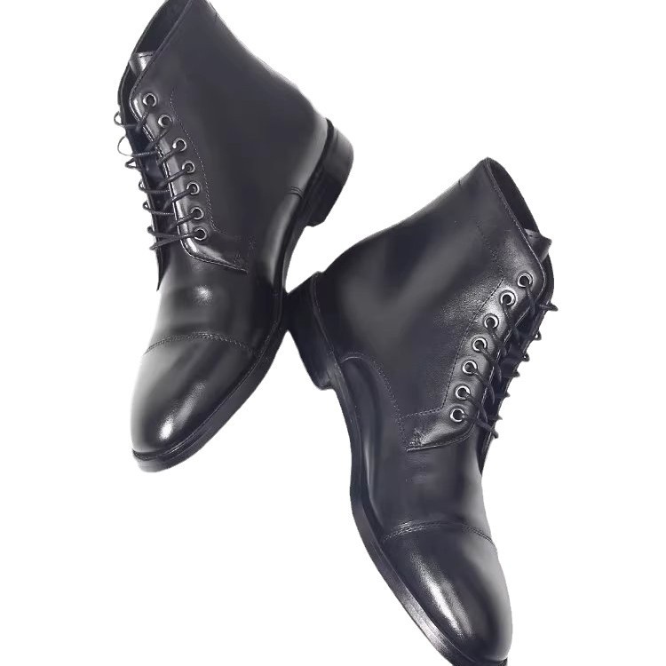 รองเท้าบูทหุ้มข้อหนังแท้ทำมือส - Men Formal Wear With Boots บทวิจารณ์และราคา