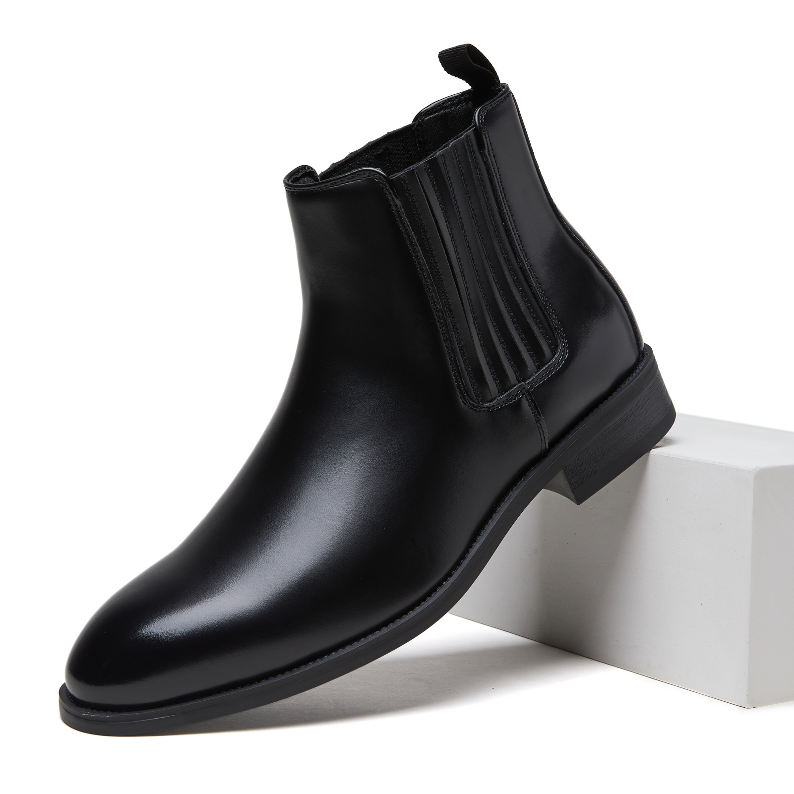 รองเท้าบูทเชลซีข้อสั้นสำหรับผู - Men Formal Wear With Boots บทวิจารณ์และราคา
